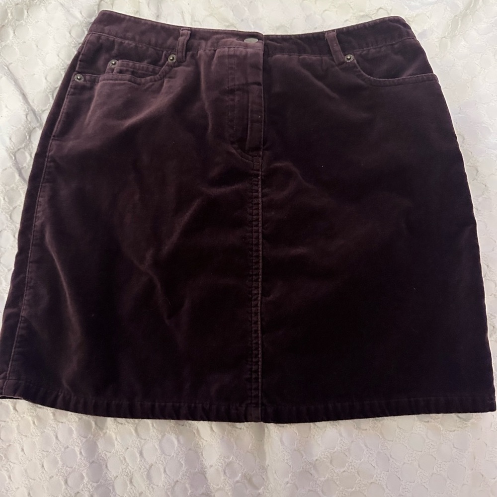 Moda International Mini Skirt - Deep Brown